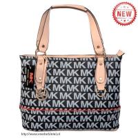 michael kors jet set logo medium zwart boekentassen Koop Goedkope 6yali787